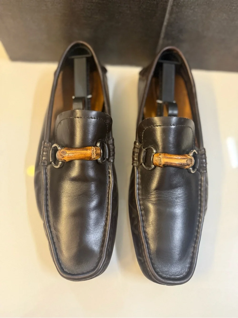 Gucci Bamboo Horsebit Loafers